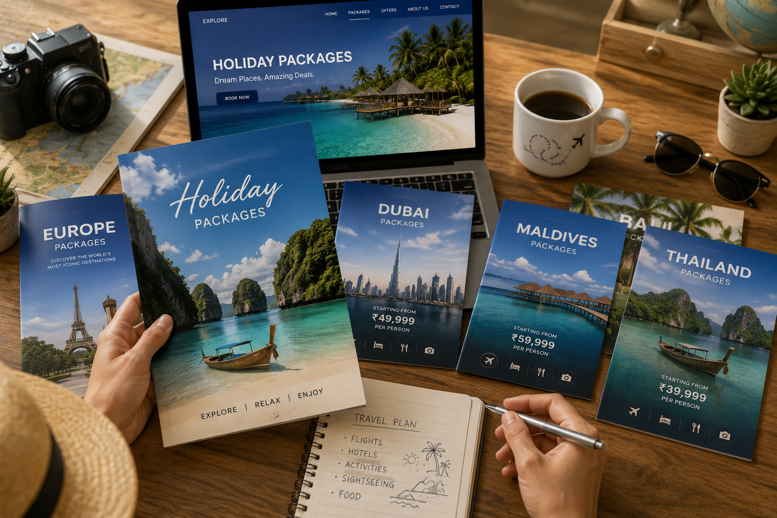 Customized travel packages designed to match your interests, budget, and schedule.